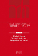 Revue internationale Michel Henry n°2 - 2011
