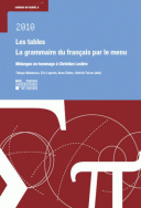 Les tables - La grammaire du français par le menu