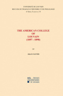 The American College of Louvain (1857-1898)