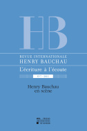 Revue internationale Henry Bauchau n°7 – 2015
