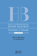 Revue internationale Henry Bauchau n°4 - 2012