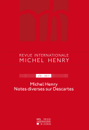 Revue internationale Michel Henry n°8 – 2017