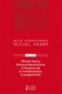 Revue internationale Michel Henry n°3 - 2012