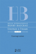 Revue internationale Henry Bauchau n°3 - 2011