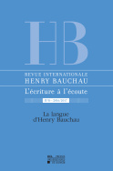 Revue internationale Henry Bauchau n°8 – 2016/2017