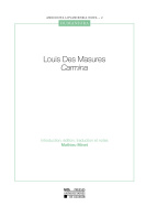 Louis Des Masures. Carmina